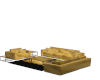 Gold 6 pc sofa set