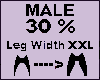 Leg Thigh Scaler 30% XXL
