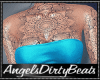 Claire blue + tattoo