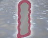 Wavy pink mirror