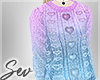 *S Pastel Winter Sweater