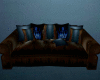 H. Leather Blue sofa
