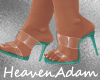 Lana teal heels