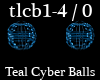Teal  Balls DJ Lt