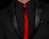 Black Suit Red Tie 