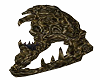 bronze dragon skull