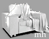 White Covered Chair