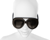 Aviator glasses black A