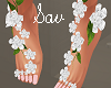 Wht Flower Feet
