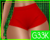 [G] Booty Shorts Red