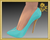 Bridesmaid Aqua Heels