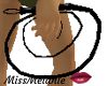 Black latex Whip