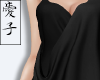 Aoi | Black Silk Dress