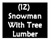 (IZ) Snowman With Tree