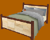 wood/tile bed