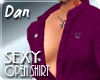 CD| Sexy Open Shirt Purp