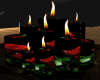 *N*Red Rose Candle