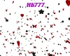 HB777 Confetti Red/Black