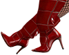 Red calfskin Boots