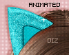 !!D Kitty Ears Teal