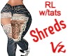 RL Shreds Jeans w/tats