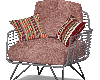 Terracotta wire armchair