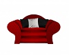 Red Chair w/ Pillows