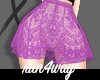 rw l Purple Lace Skirts