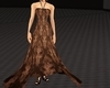 brown vlvt cutaway gown
