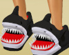 Kids Shark Slipper Black