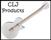 !CLJ!White&Teal Guitar