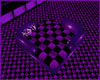 Purple Checkered Couch