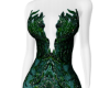 LANEY GREEN BEADED GOWN