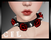 !C! Red Rose Collar