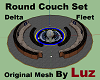 Round Couch Set Delta