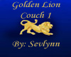 Golden Lion Couch 1