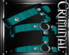 |M| Teal Strapped Armwar