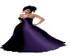 black & Purple Gown