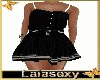 (LS)BLACK SHORT DRESS