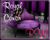 Purple&Black Royal Sofa