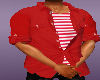 Red Shirt/stripe T