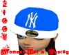 Womens Blue Hat w/ Rag