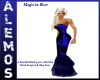 Magic in Blue gown