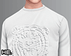 h. Tiger White Sweater