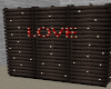 pallet wall LOVE sign
