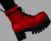 B|Red Combat Boots✿