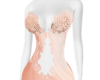Peach Bridal Dress