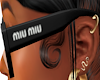 black miu glasses
