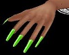 Green Summer Nails Hands