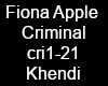 K_Fiona Apple - Criminal